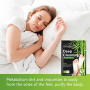 SEFUDUN Deep Cleaning Detox Foot Patches with Bamboo Vinegar & Ginger, 10pcs