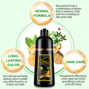 SEFUDUN 3in1 BLACK Hair Dye Shampoo, 500ml