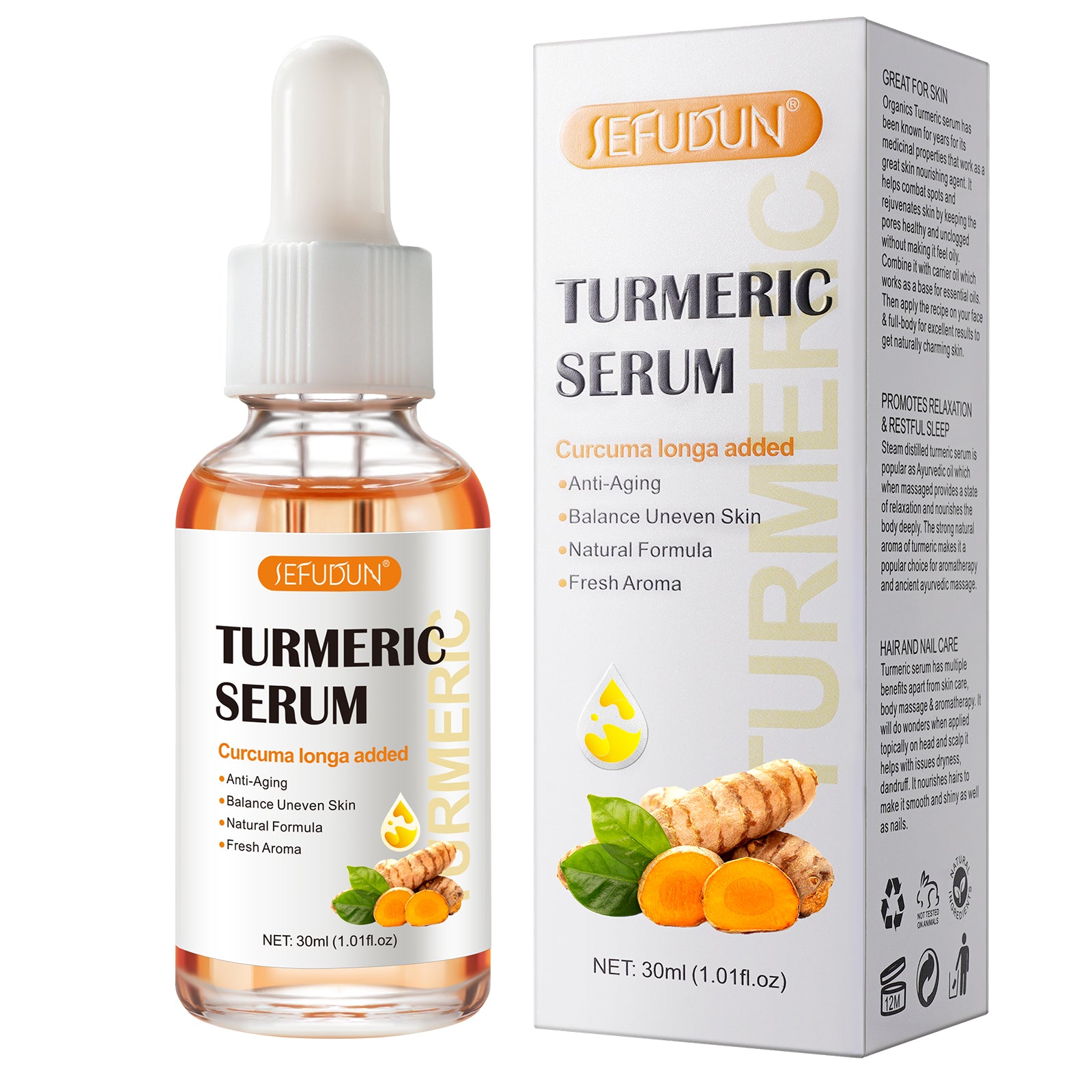 SEFUDUN Turmeric Serum for Dark Spots, 30ml
